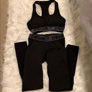 OBO- Gymshark Black flex set